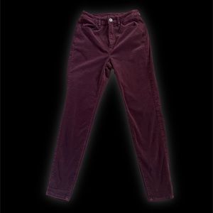 AE slim cord pants